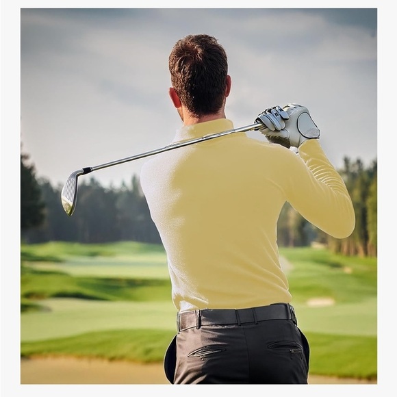 Classic Cream Polo Golf Shirt with Timeless Design - Picture 2 of 6